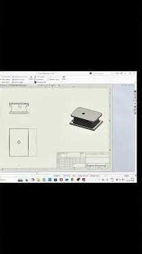 How to create drawing layout from part #solidworks #innovation #cad #design