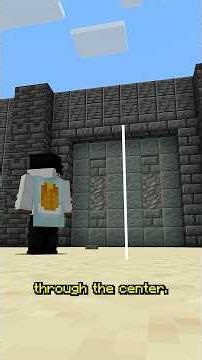 this door's mechanism broke me. #cursedredstoneideas #cowcapz #minecraft