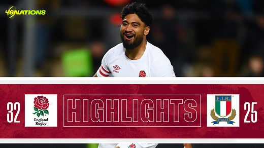 Watch the highlights from England U20’s second win of the Six Nations U20 Championship as they beat Italy 32-25 🙌 #ENGvITA | #U6N20 | England Rugby