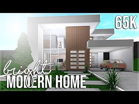 BLOXBURG || Bright modern home 65k