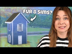 Kann ich ein TINY HOUSE für 8 PERSONEN in Die Sims 4 bauen? 😳 | simfinity