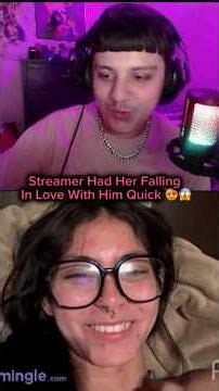 Streamer Had Her Falling In Love With Him Quick 😍😱 #shorts