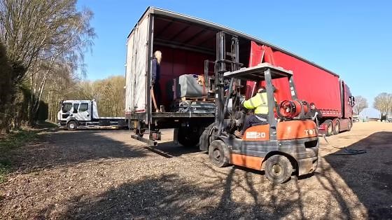 Important Delivery and Scania S650 V8