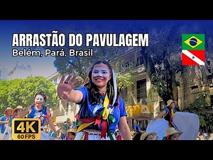 🇧🇷 Feel the vibe inside this amazing crowd | Belém, Pará, Brazil | 4K 60fps