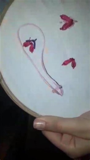 Hand Embroidery Lasy Daisy stich tutorial 🧵💉