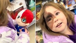 Shoto Todoroki Plushie "He Has a Birthmark Like Me" | Know Your Meme