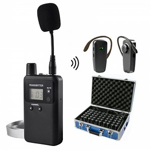 [Hot Item] Wireless Audio Guide System Light UHF for Factory Tourism Visit Conference