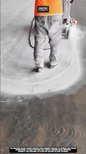 Polishing concrete floors using Work Tool Industrial Floor Polisher #tool #worktool