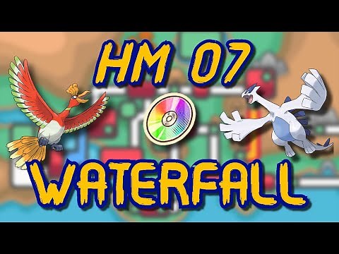 How to get HM 07 WATERFALL in Pokemon Heart Gold / Soul Silver