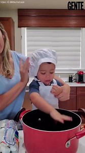 Las desopilantes recetas de Cade, un niño de 2 años que juega a ser chef y es furor en las redes. Su familia comparte sus videos en Instagram, donde ya tiene 35 mil seguidores. | GENTE ONLINE