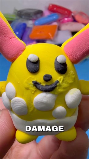 Making SHINY Azumarill ✨ #pokemon #clay