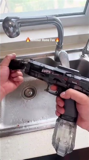 Glow LED Water Gun – Kids Summer Spray Toy 💦 #SummerFun