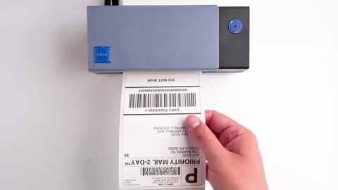 Rollo USB Shipping Label Printer - Commercial Grade Thermal Label Printer for Shipping Packages - High Speed Direct Thermal 4x6 Label Printer & Custom Sticker Label Maker - Supports Windows & Mac