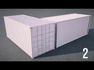 CGC Classic: Modeling a Shipping Container - Pt 2 (Blender 2.6)