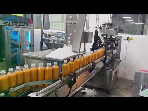 10-Head Linear Juice Filling Machine | Automatic Filling and Capping
