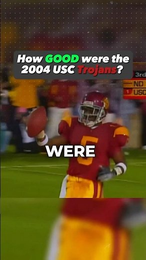 How GOOD were the 2004 USC Trojans? 🤔 #cfb #football #collegefootball #ncaafootball