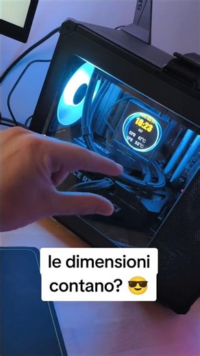 This SFF gaming PC is a real monster 👹 #pcbuild #gaming #tech