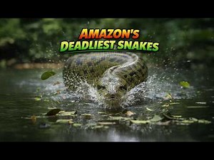 Amazon’s Deadliest Snakes | Anaconda, Bushmaster, Lancehead & Tree Boas | Planet Fauna