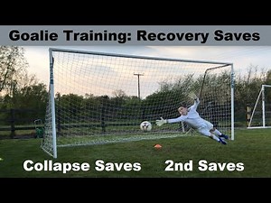 Recovery Saves Goalkeeper Training: 2nd Saves, Collapse Saves, Getting up quickly - Goalie Isolation