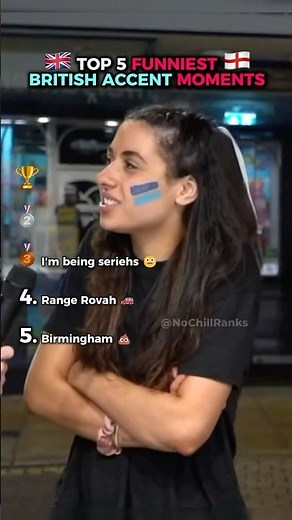 Top 5 FUNNIEST British Accents 🇬🇧🍵