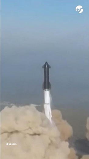 Así fue el despegue de STARSHIP, el cohete más grande de la historia hecho por SPACEX