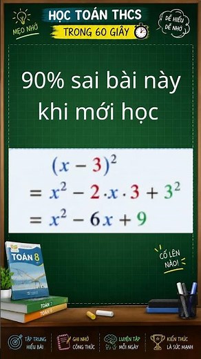 Hằng đẳng thức 3. Bình phương của một hiệu, toán 8 sách kntt
