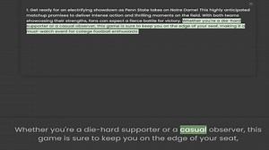 matchup promises to deliver intense action and thrilling moments on the field. With both teams showc