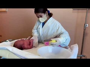 Newborn's First Bath In Hospital/St.Lukes BGC