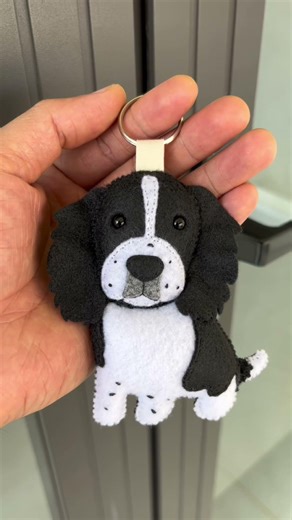 Custom Dog Keychain 🐶 Turn Your Pet Into Cute Felt Art!