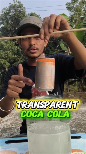 Making Transparent Coca cola Can #shorts