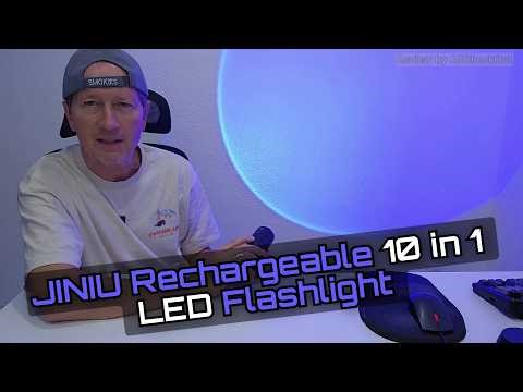 JINIU Rechargeable LED Flashlight Review – 10 Modes, Zoomable, Powerbank & Outdoor Survival