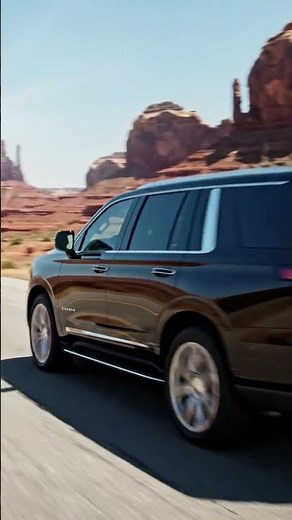 Cruising Through the Red Rocks of USA 🦅#CadillacEscalade #LuxurySUV#carshorts