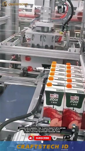 Manual Product Transfer Tool for Efficient Packing into Boxes in Production Lines #machine