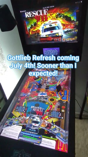Gottlieb Refresh coming July 4th to AtGames Pinball Free to current owners on all AtGames systems
