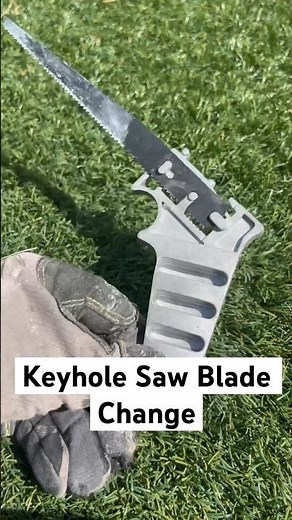 Keyhole Saw Blade Change | Drywall or Jab Saw #diy #tools #realtor