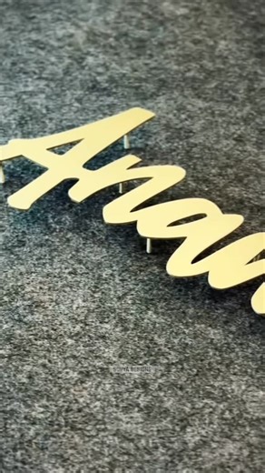 House Name Boards|Premium Name Plates|Name Signs on Instagram: "ANAM 💎"