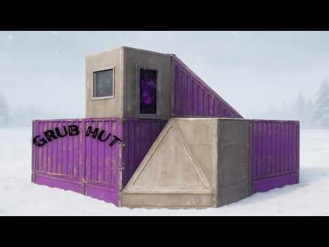 THE GRUB HUT Rust Base Design • Solo Duo • Cheap Starter