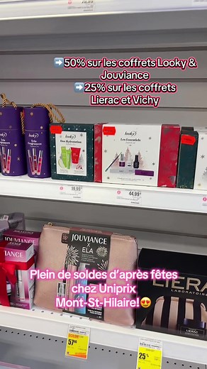Plein de liquidations sur les coffrets de Noël chez Uniprix Mont-St-Hilaire!🥰‼️Faites vite!⏱️ #fyp #sale #boxingday #uniprix