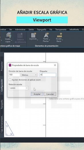 Viewport GRAPHIC SCALE #tips #tutorial #foryou #civil3d #autocad #civilengineering #engineering