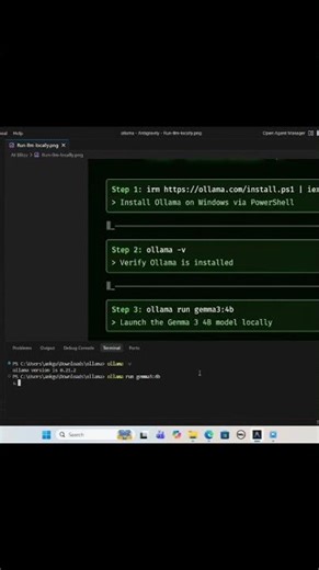 Run Gemma 3 Locally on Your PC — No API Key Needed!