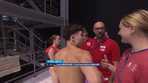 German pair deny China gold medal sweep on first day of Summer University Games diving