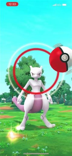 Catching Mewtwo with a Pokeball #subscribe