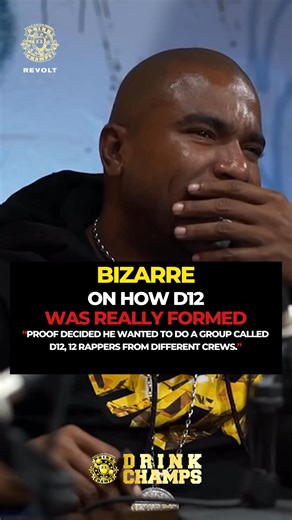 “Proof decided he wanted to do a group called D12, 12 rappers from different crews.” #Bizarre shares the real story of how D12 came together. | Drink Champs