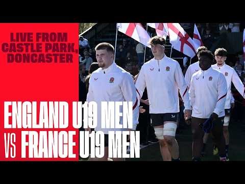 LIVE | England U19 Men v France U19 Men | Castle Park, Doncaster