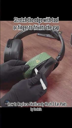 How to Replace Skullcandy Hesh 3 Headphones Ear Pads / Cushions | Geekria