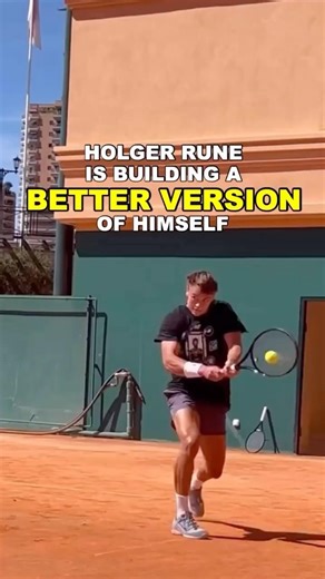 HOLGER RUNE IS BUILDING A BETTER VERSION OF HIMSELF #shorts