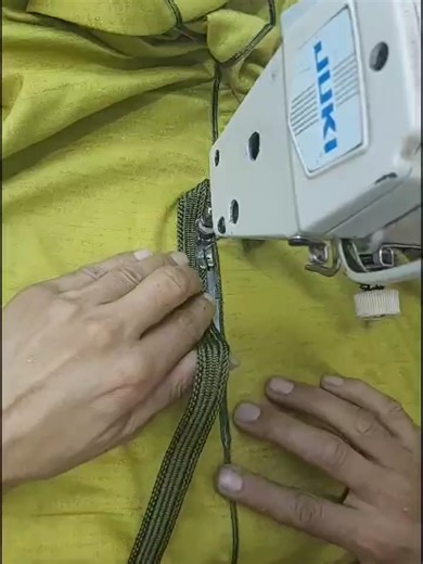 خياطة جيب جلابة مغربية بإبداع