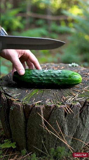 Cucumber Cutting ASMR 🥒 | Fresh & Crunchy Slices