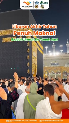 🕋 Umroh Akhir Tahun : 25 Des - 2 Januari 2026 Rasakan pengalaman Umroh yang penuh makna bersama WHI 🕋 Umroh nyaman, fasilitas berkelas, dan banyak kejutan spesial dari kami! 😍 ✅ Ditemani ustadz dan muthawwif millenial yang kece2 nan handal ✅ Semua diurusin A-Z ✅ Telah Berizin PPIU & IATA ✅ 5000 Jamaah sejak 2019. Seat terbatas – buruan amankan sebelum penuh lagi! 😭 | Umrohbarengwhi