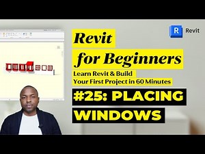 Revit Tutorial for Beginners: Part 25: Placing windows in Revit
